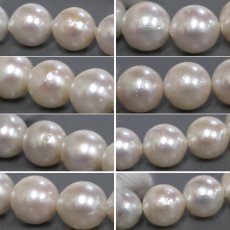 画像6: パールネックレス シルバー金具 8.5-9.0mm 41cm (6)