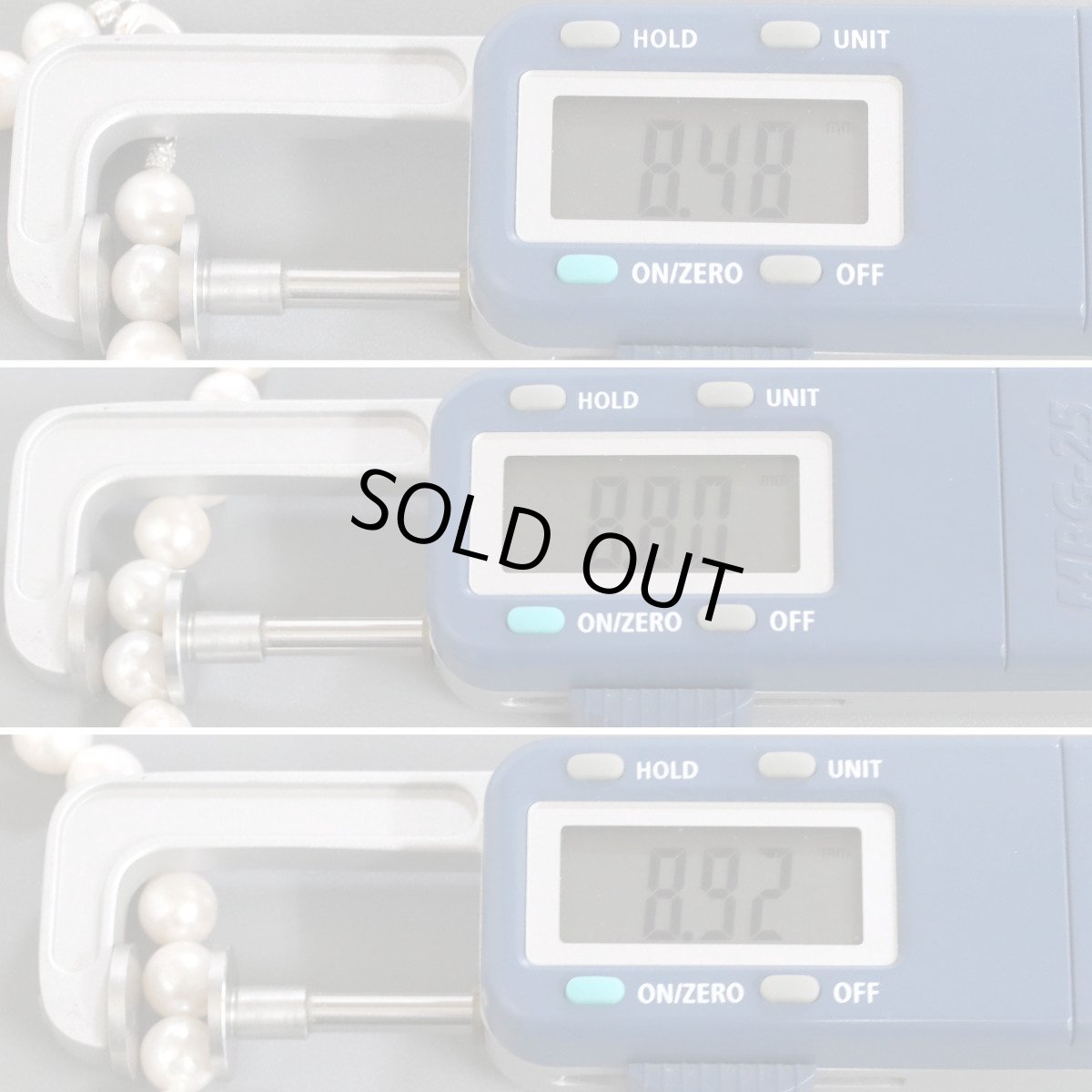 画像8: パールネックレス シルバー金具 8.5-9.0mm 41cm (8)