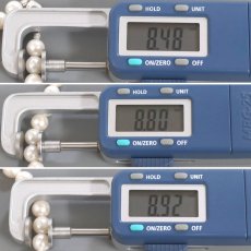 画像8: パールネックレス シルバー金具 8.5-9.0mm 41cm (8)