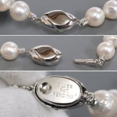 画像9: パールネックレス シルバー金具 8.5-9.0mm 41cm (9)