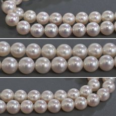 画像5: パールネックレス シルバー金具 7.0-7.5mm 61cm (5)