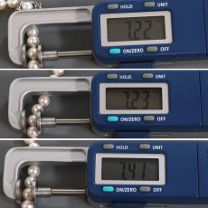 画像8: パールネックレス シルバー金具 7.0-7.5mm 61cm (8)