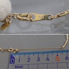 画像7: K18ダイヤモンドペンダント D2.31 4.2g AJ付36-40cm (7)