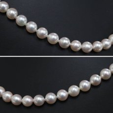 画像2: パールネックレス シルバー925金具 7.5-7.8mm 43cm (2)