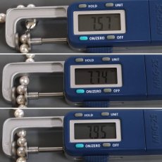 画像8: パールネックレス シルバー925金具 7.5-7.8mm 43cm (8)