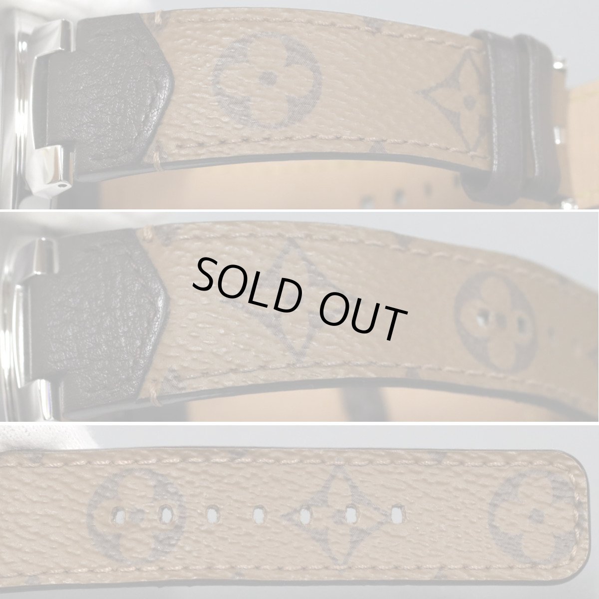 画像7: ルイ・ヴィトン タンブール スリム 11Pダイヤモンド(QA145Z)ブラック文字盤 Qz (7)