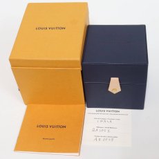 画像9: ルイ・ヴィトン タンブール スリム 11Pダイヤモンド(QA145Z)ブラック文字盤 Qz (9)