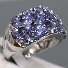 画像3: K18WGタンザナイトリング TZ6.30 9.3g #16 (3)