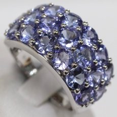 画像4: K18WGタンザナイトリング TZ6.30 9.3g #16 (4)