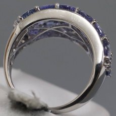 画像5: K18WGタンザナイトリング TZ6.30 9.3g #16 (5)