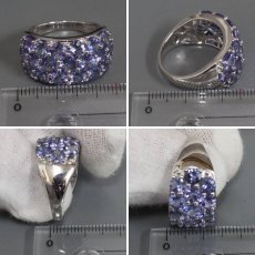 画像9: K18WGタンザナイトリング TZ6.30 9.3g #16 (9)