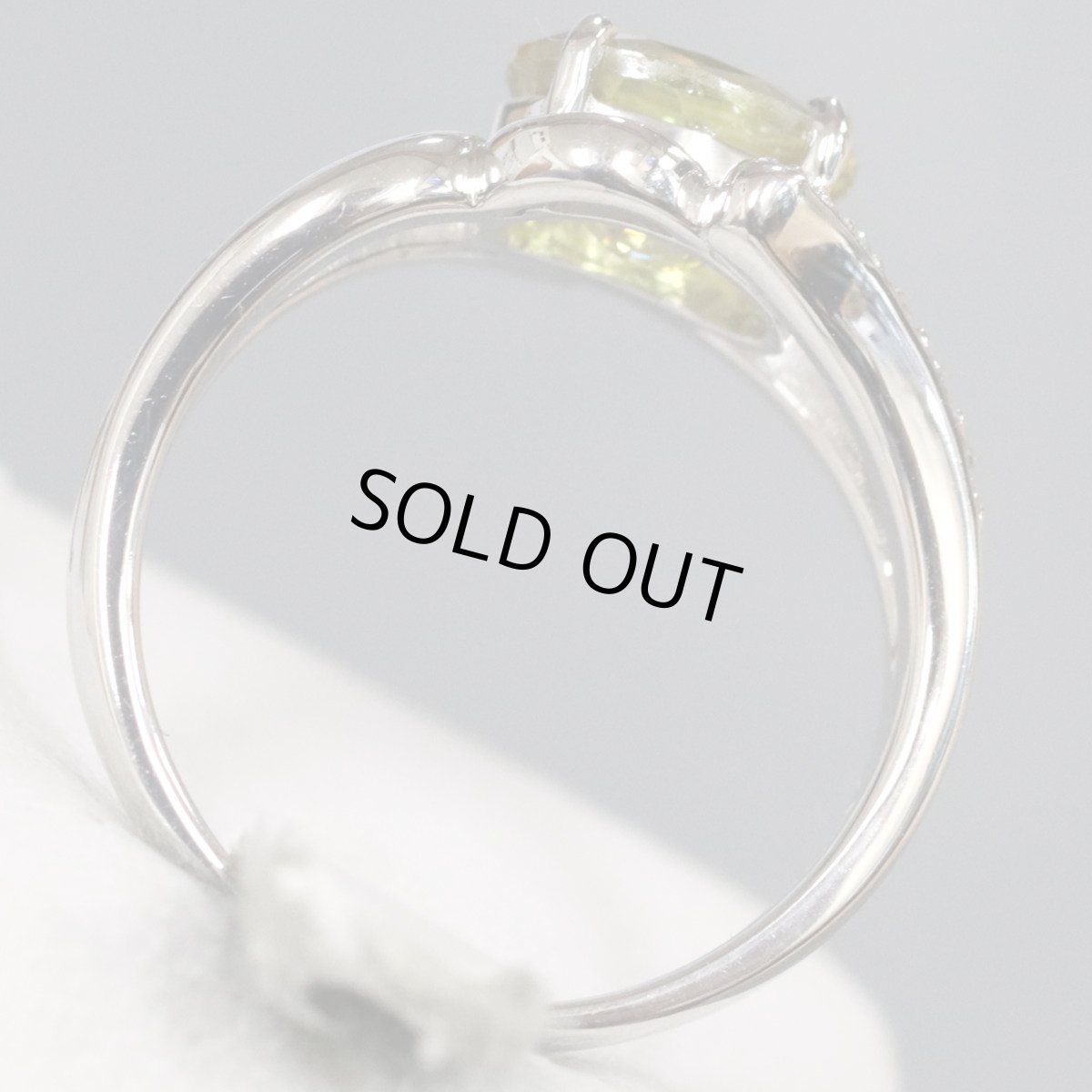 画像5: K18WGスフェーンダイヤモンドリング S1.67 D0.08 4.9g #12 (5)