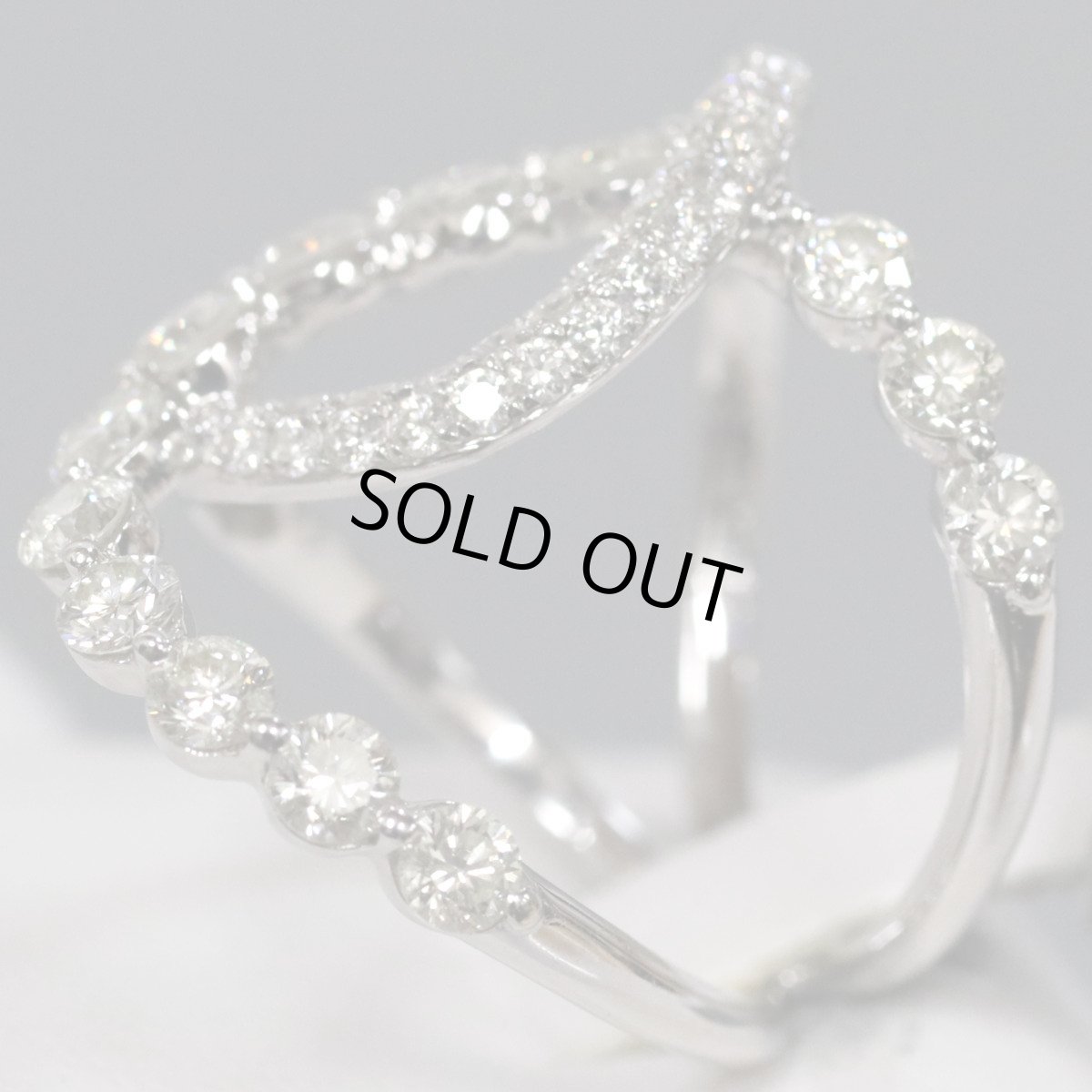 画像4: 750ダイヤモンドリング D2.00 5.4g #11 鑑別書 (4)