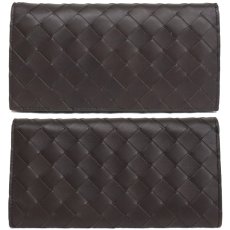 画像1: ボッテガ・ヴェネタ イントレチャート 長財布 二つ折り (1)