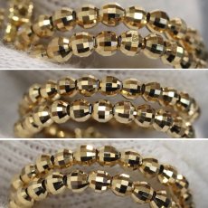 画像6: K18ダイヤモンドリング フラワーモチーフ D0.30 2.5g #10-13 可変式 (6)