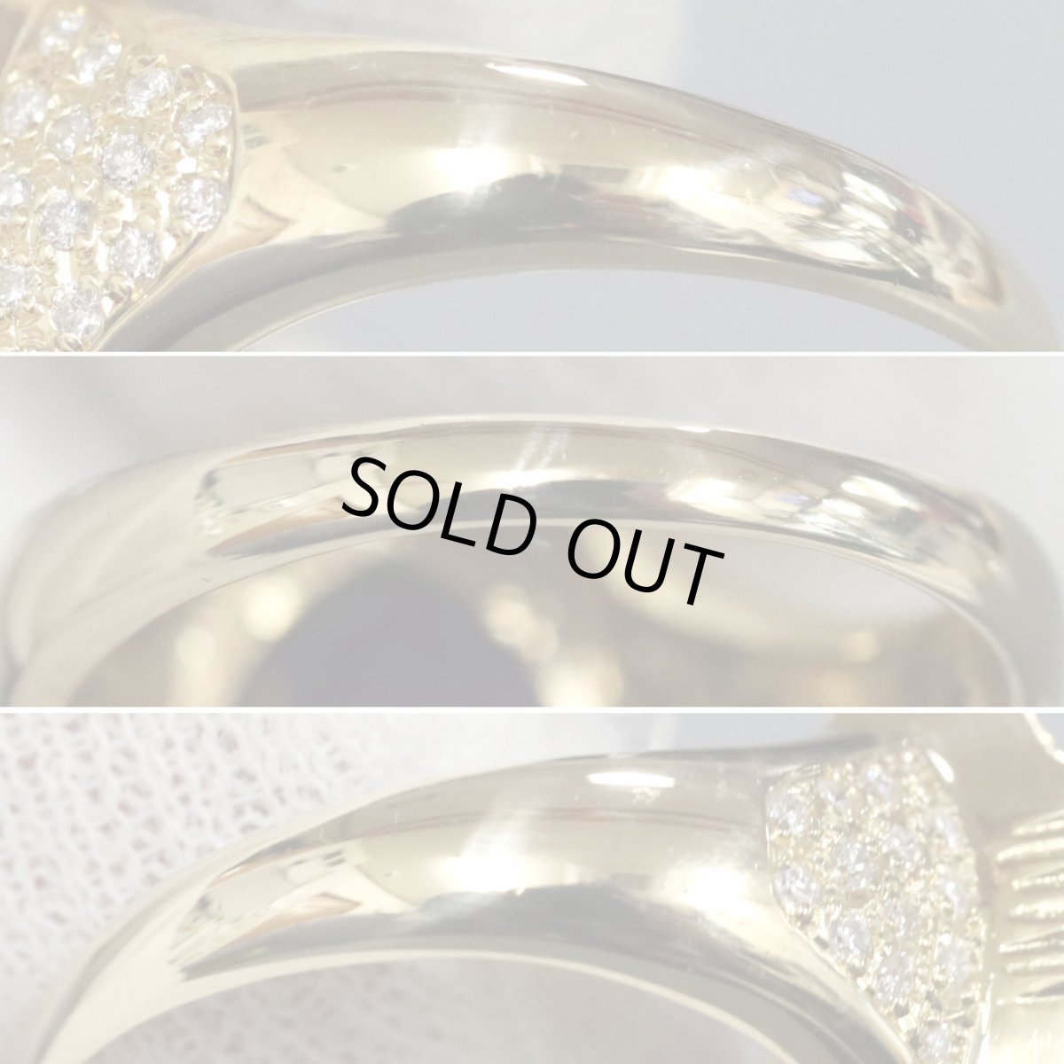 画像5: K18アメジストダイヤモンドリング AM6.60 D0.32 8.6g #17 (5)