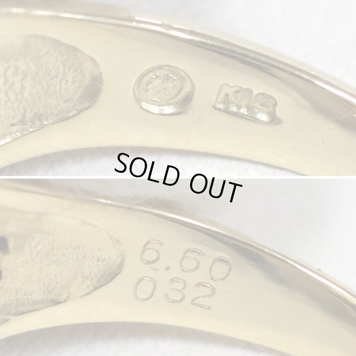 画像6: K18アメジストダイヤモンドリング AM6.60 D0.32 8.6g #17 (6)