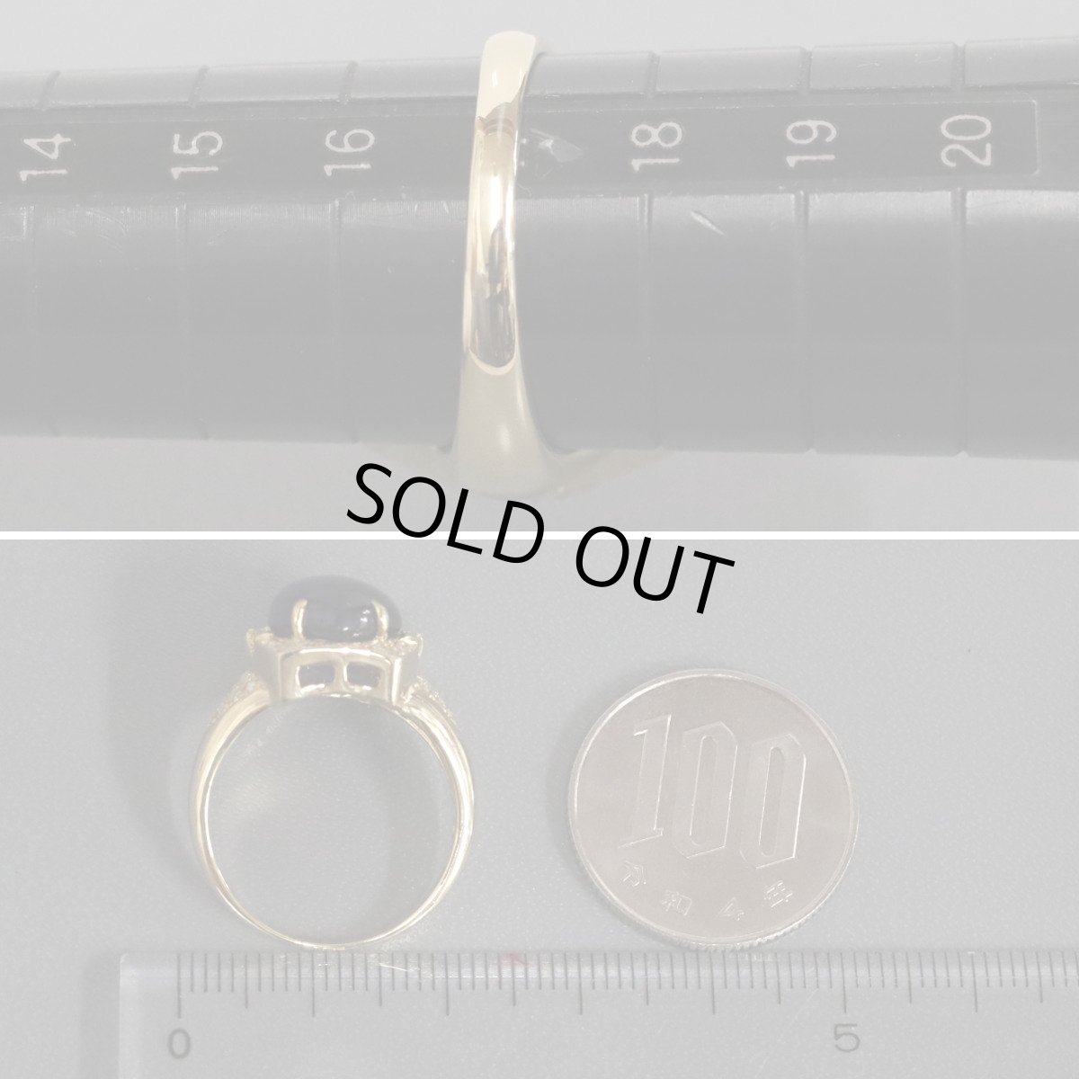 画像7: K18アメジストダイヤモンドリング AM6.60 D0.32 8.6g #17 (7)