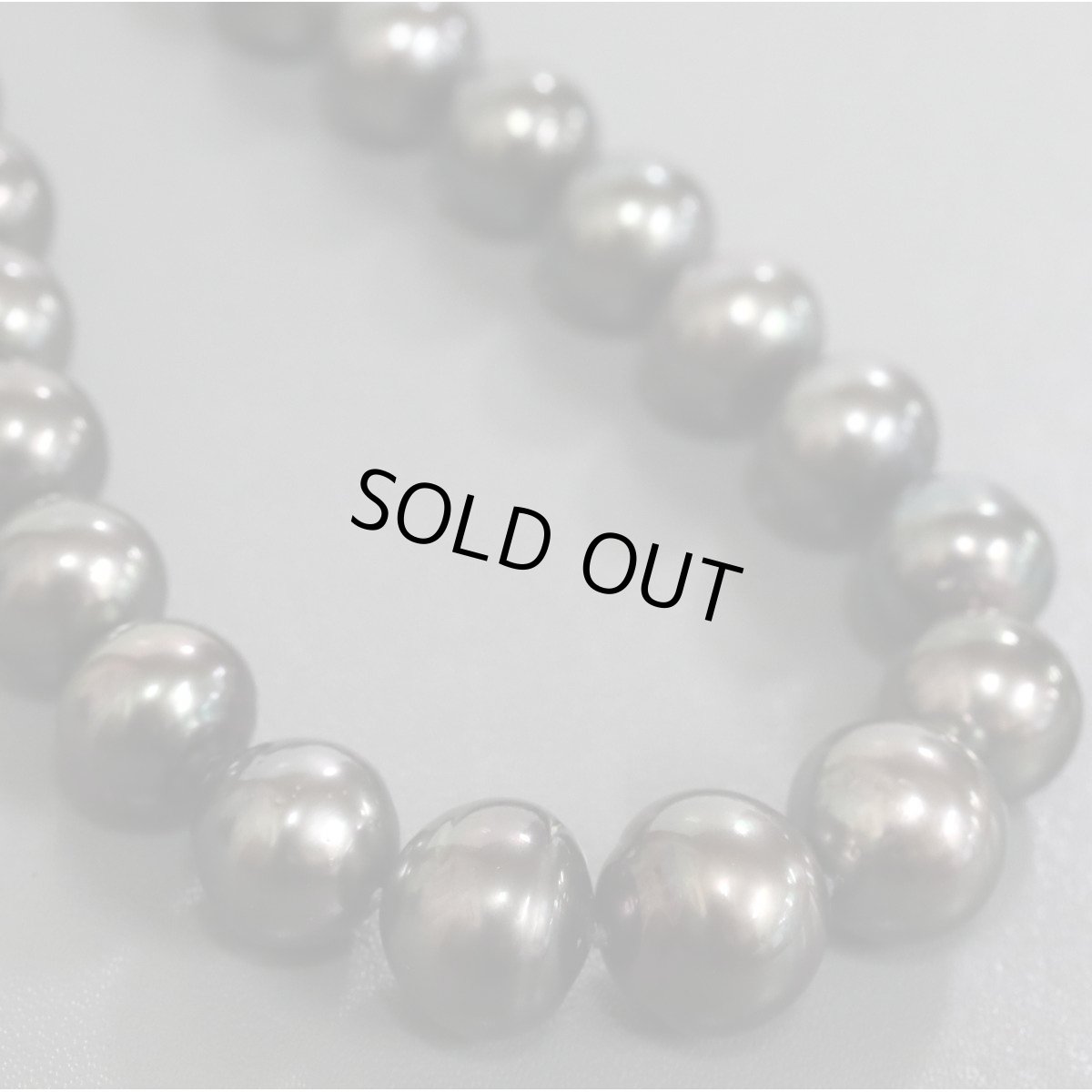 画像6: ブラックパールネックレス シルバー金具 11-14mm 44cm (6)