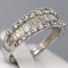 画像3: Pt900ダイヤモンドリング D1.00 3.7g #11.5 (3)