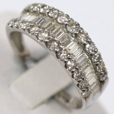 画像4: Pt900ダイヤモンドリング D1.00 3.7g #11.5 (4)