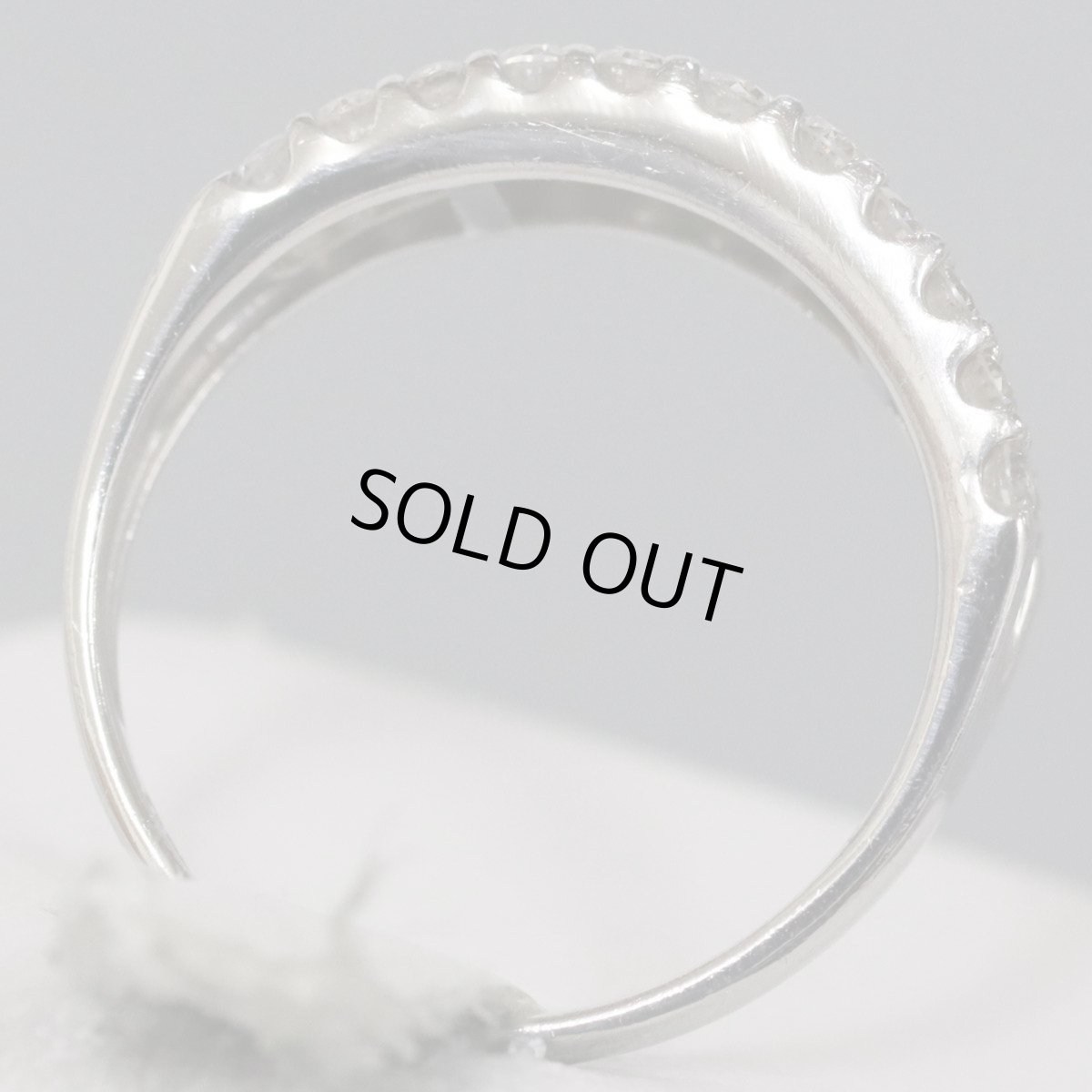 画像5: Pt900ダイヤモンドリング D1.00 3.7g #11.5 (5)