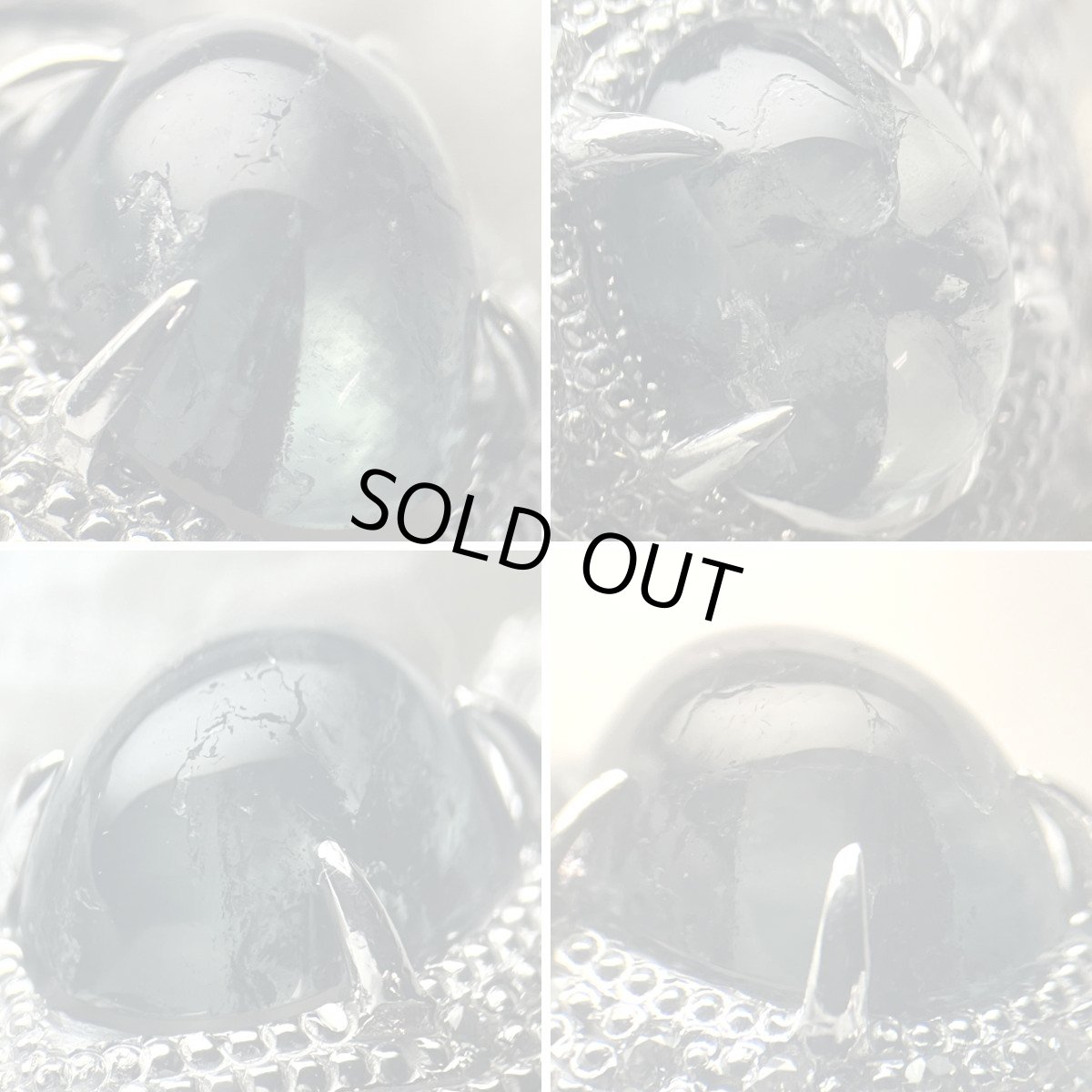 画像5: K18YG/WGトラピッチェエメラルドダイヤモンドリング 亀モチーフ E1.29 D0.24 6.5g #11.5 保証書 (5)