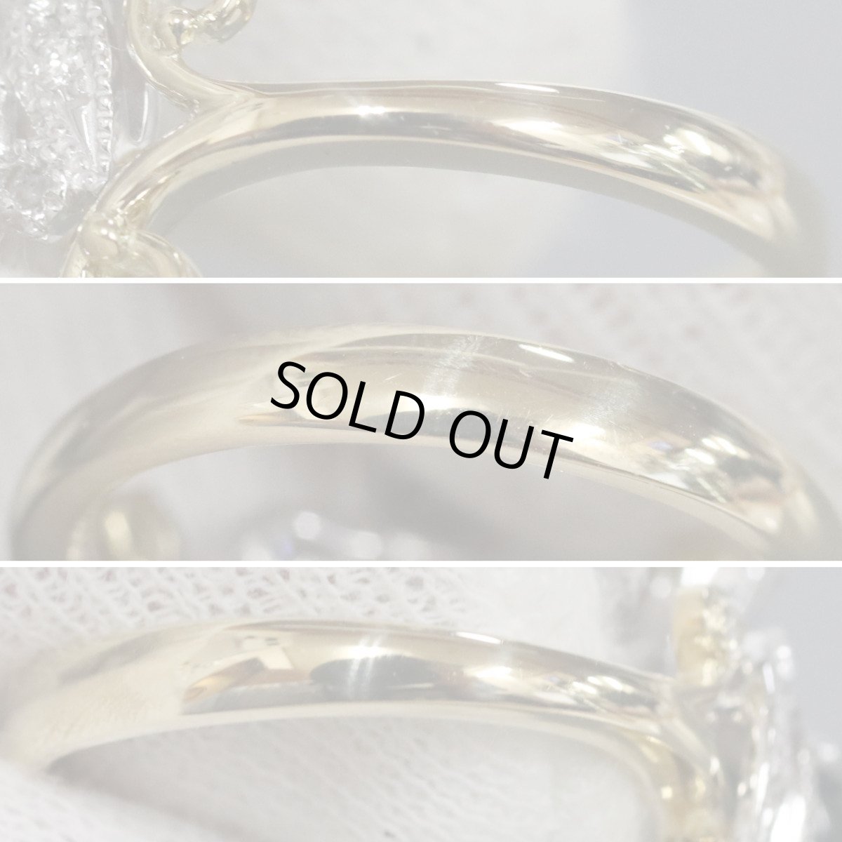 画像6: K18YG/WGトラピッチェエメラルドダイヤモンドリング 亀モチーフ E1.29 D0.24 6.5g #11.5 保証書 (6)