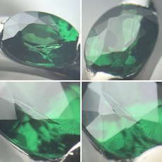 画像5: Pt900グリーンガーネットリング G0.471 4.7g #12 (5)