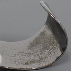 画像6: エルサ・ペレッティ スモール ボーン カフ バングル ルテニウム 右手用 68.3g (6)