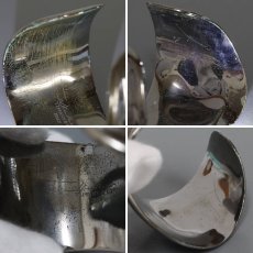 画像8: エルサ・ペレッティ スモール ボーン カフ バングル ルテニウム 右手用 68.3g (8)