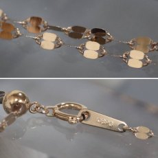 画像8: K18PGダイヤモンドペンダント 雫モチーフ D0.31 5.3g AJ付70cm (8)