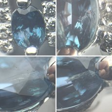 画像5: Pt850/Pt900アレキサンドライトダイヤモンドペンダント A0.19 D0.36 4.4g AJ付44cm (5)