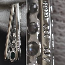 画像6: Pt850/Pt900アレキサンドライトダイヤモンドペンダント A0.19 D0.36 4.4g AJ付44cm (6)