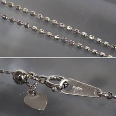 画像9: Pt850/Pt900アレキサンドライトダイヤモンドペンダント A0.19 D0.36 4.4g AJ付44cm (9)