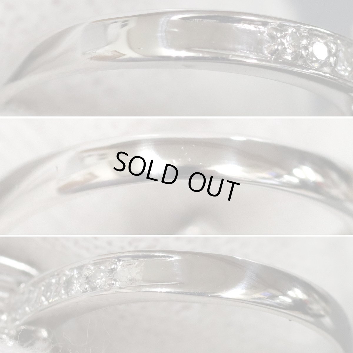 画像6: Pt900アレキサンドライトダイヤモンドリング A0.36 D0.39 5.3g #13 プラチナ (6)