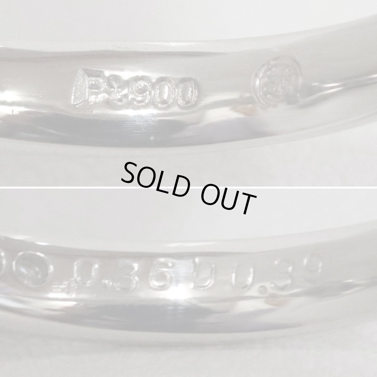 画像7: Pt900アレキサンドライトダイヤモンドリング A0.36 D0.39 5.3g #13 プラチナ (7)