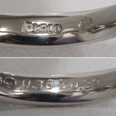 画像7: Pt900アレキサンドライトダイヤモンドリング A0.36 D0.39 5.3g #13 (7)