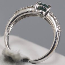 画像4: K18WGアレキサンドライトダイヤモンドリング A0.594 D0.55 5.4g #11 ソーティング (4)