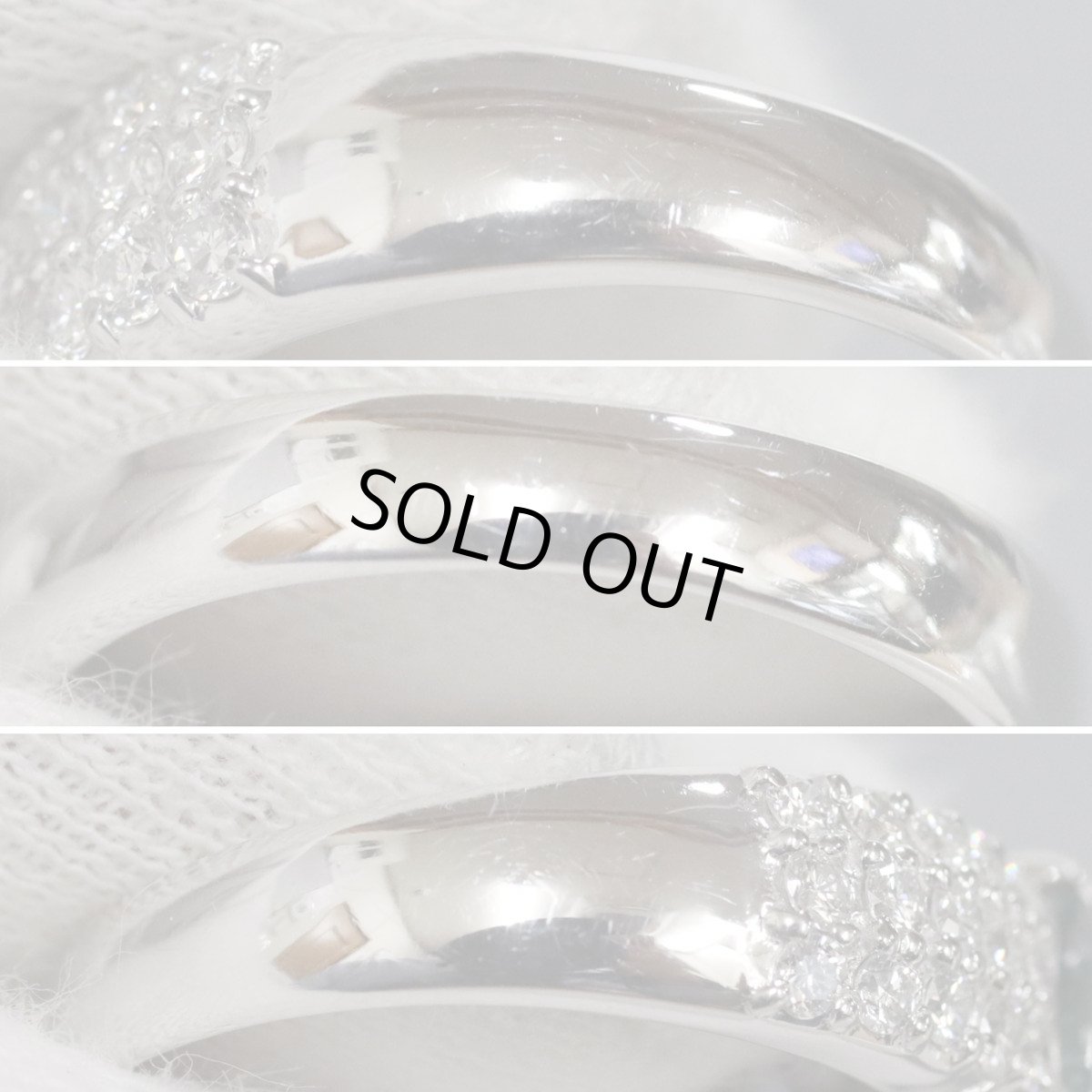 画像6: K18WGアレキサンドライトダイヤモンドリング A0.594 D0.55 5.4g #11 ソーティング (6)