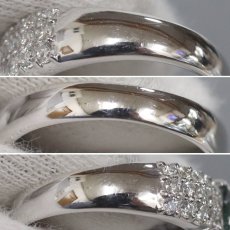 画像6: K18WGアレキサンドライトダイヤモンドリング A0.594 D0.55 5.4g #11 ソーティング (6)