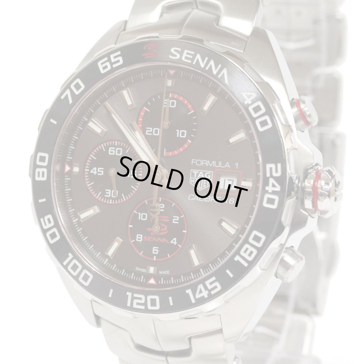 画像1: フォーミュラ1 クロノグラフ アイルトン・セナ(CAZ201D.BA0633) (1)