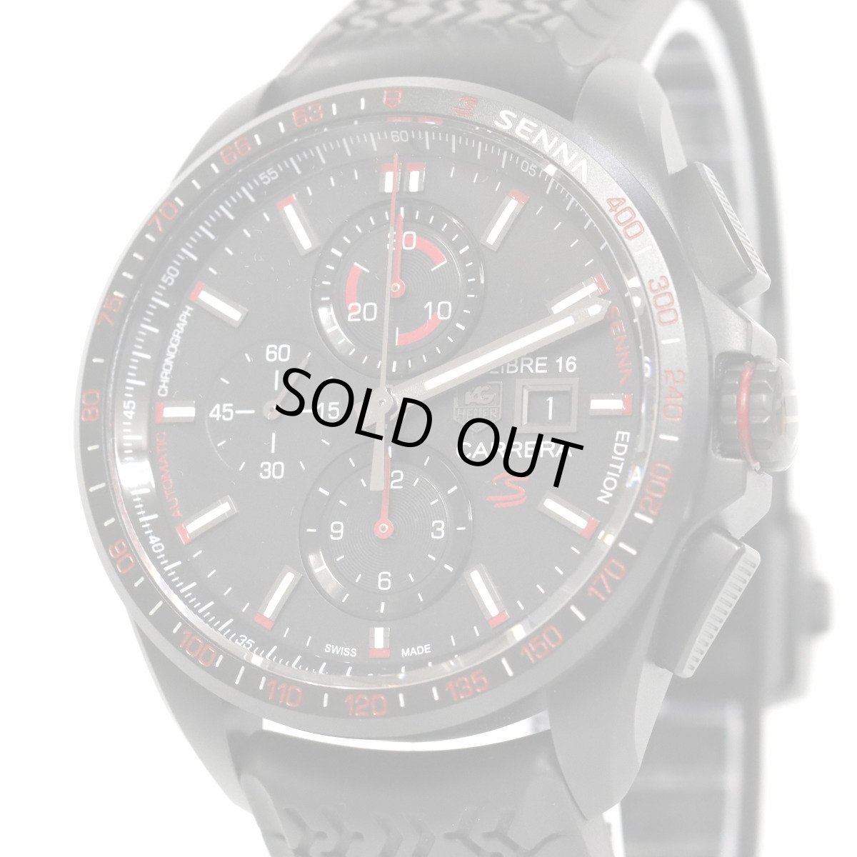 画像1: カレラ キャリバー16 クロノグラフ セナ限定(CBB2080.FT6042) (1)