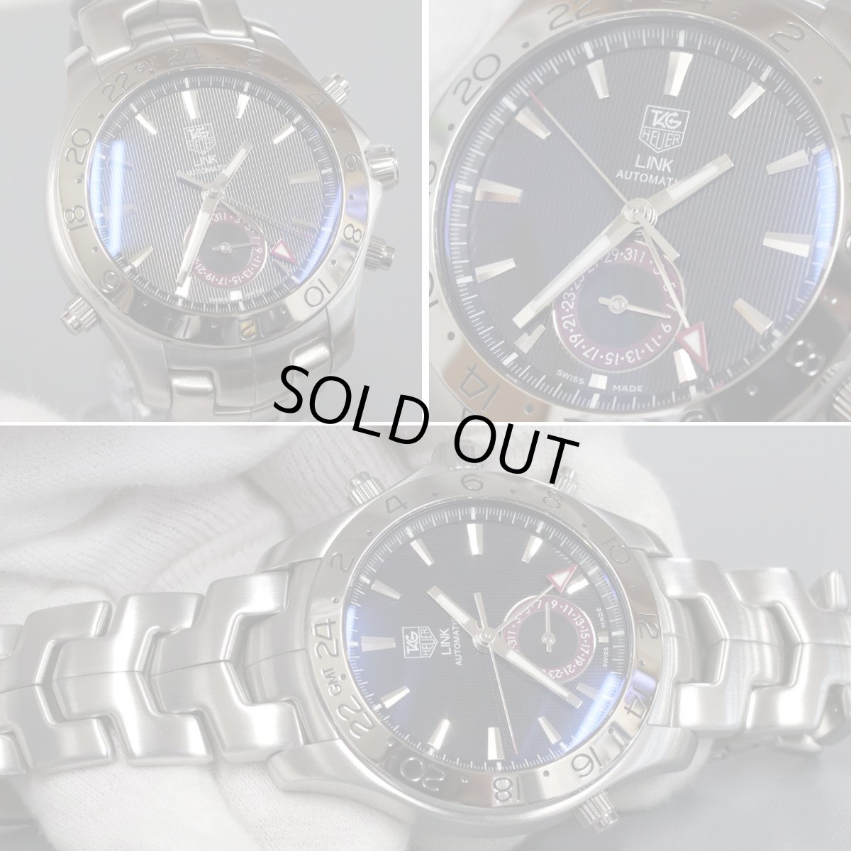 画像2: リンク GMT(WJF2115.BA0587)ブラック文字盤 自動巻き (2)