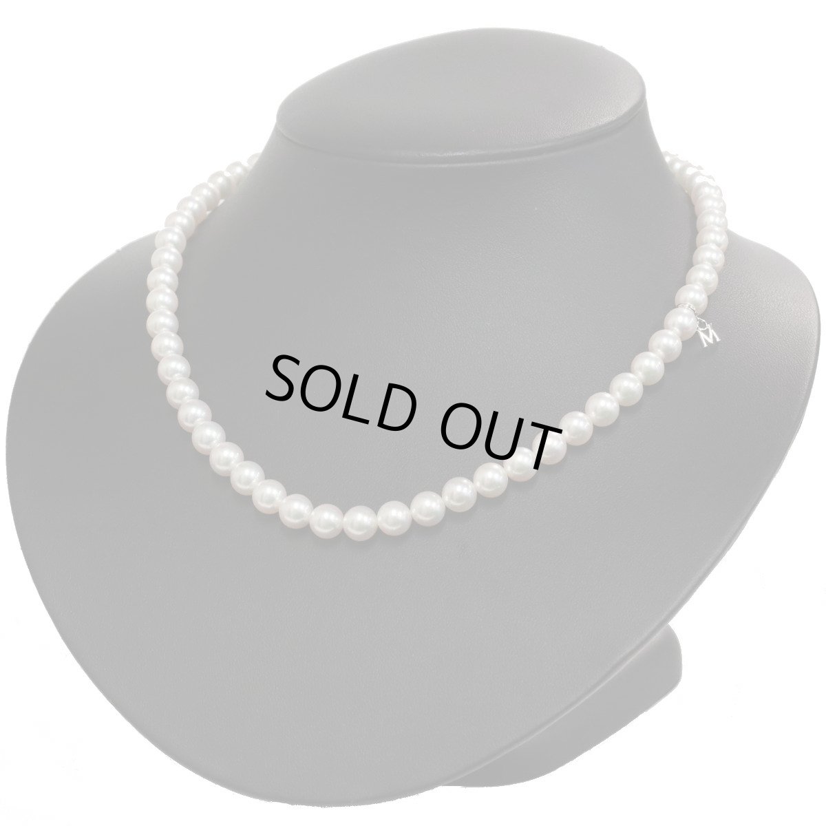 画像1: ミキモト パールネックレス シルバー金具 7.0-7.5mm 42cm (1)