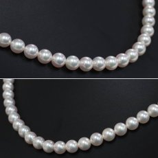 画像3: ミキモト パールネックレス シルバー金具 7.0-7.5mm 42cm (3)