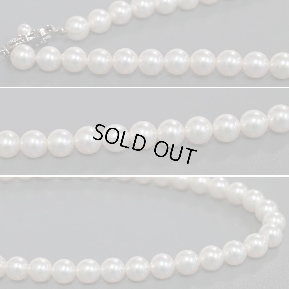 画像4: ミキモト パールネックレス シルバー金具 7.0-7.5mm 42cm (4)