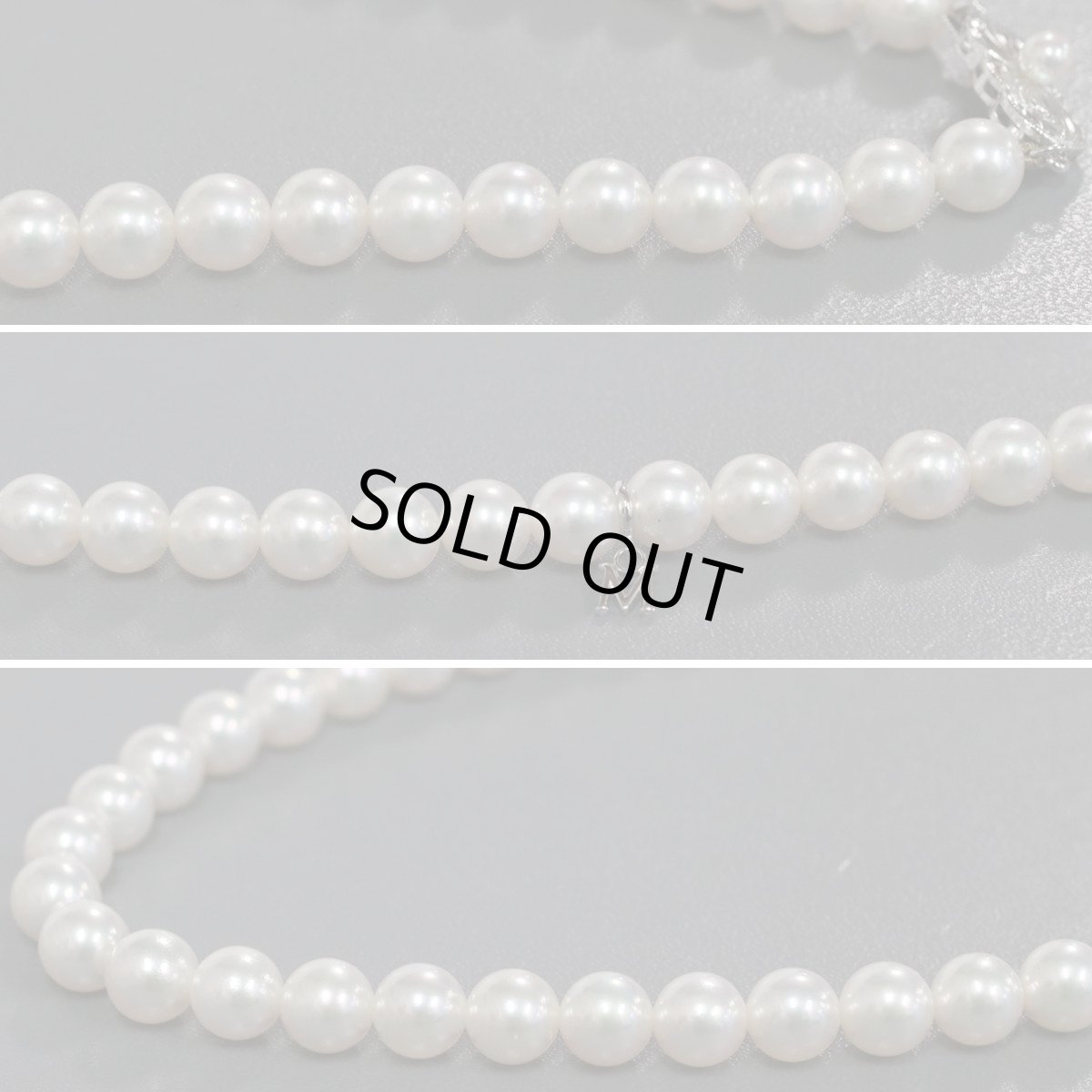 画像5: ミキモト パールネックレス シルバー金具 7.0-7.5mm 42cm (5)