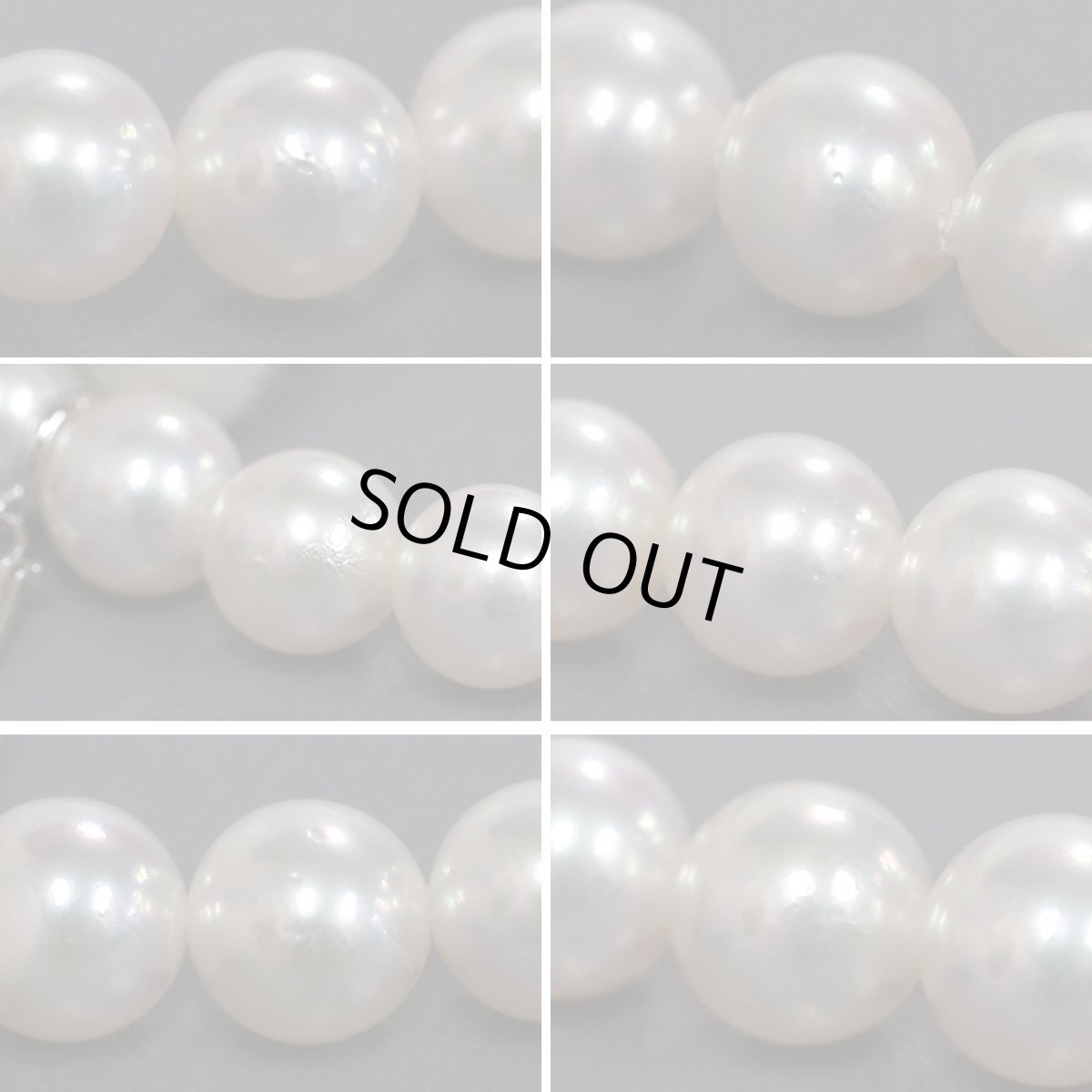 画像7: ミキモト パールネックレス シルバー金具 7.0-7.5mm 42cm (7)