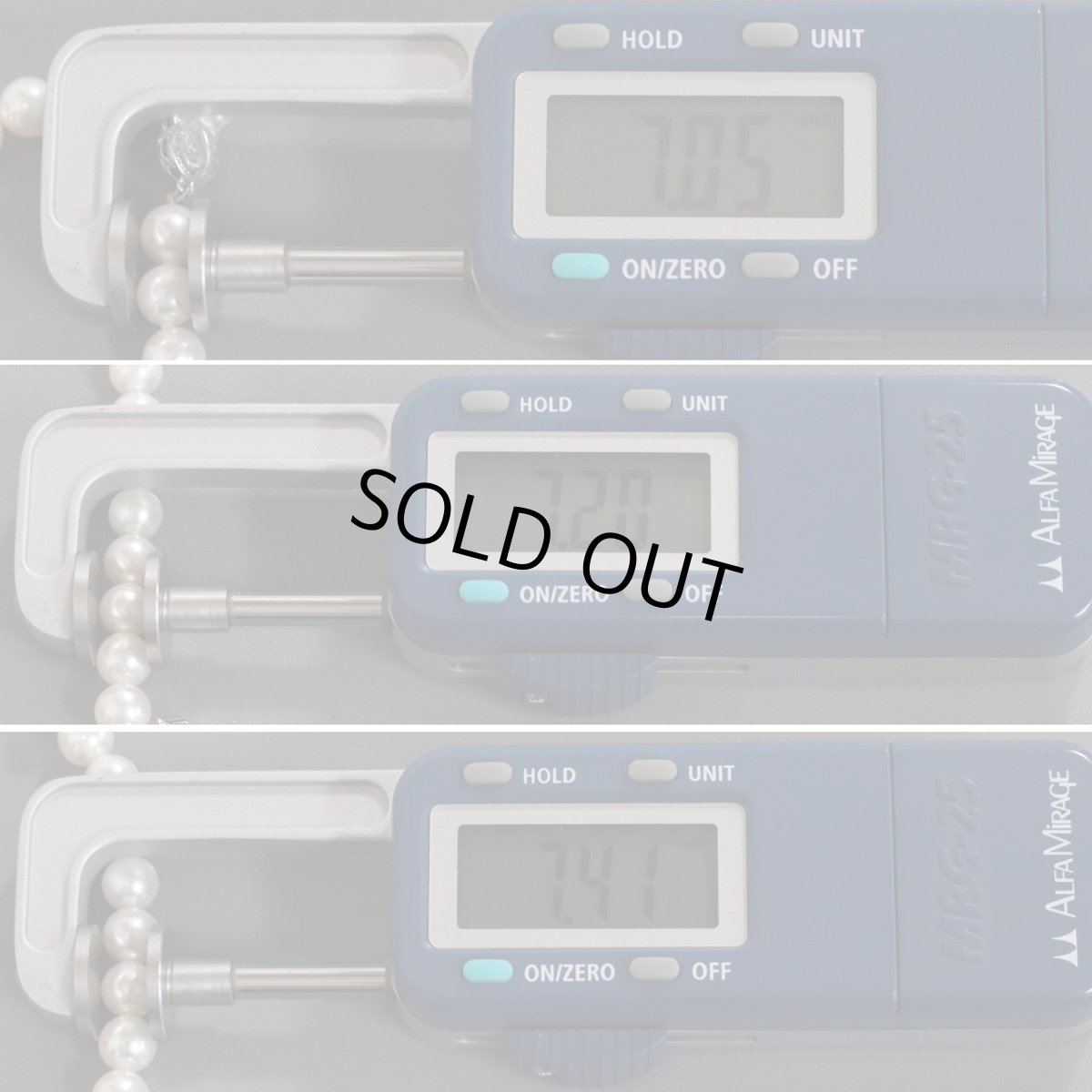 画像9: ミキモト パールネックレス シルバー金具 7.0-7.5mm 42cm (9)